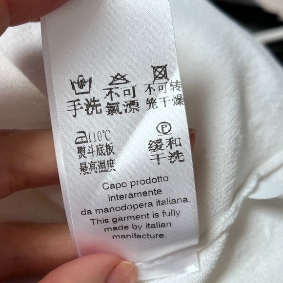 D. Exterior  V Neck Tank Mini Dress in White L NWOT - Picture 8 of 8